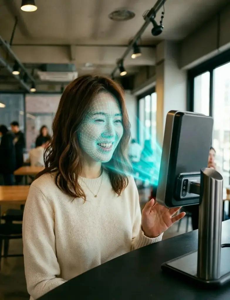 IDPE biometric authentication mockup